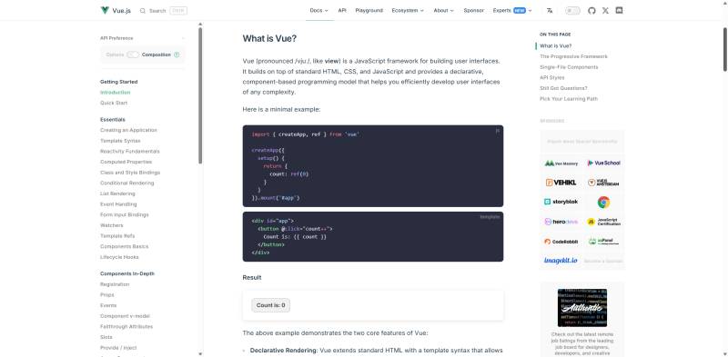 Vue 3 공식 Docs